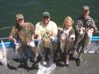 Brad and crew from PA with thier limit catch!